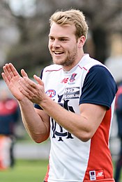 Watts at training in July 2015 Jack Watts 2015.JPG