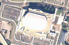 Satellitenbild der VyStar Veterans Memorial Arena