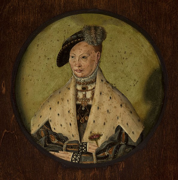 File:Jacob Binck - Portrait of princess Dorothea, wife of Albrech of Prussia - M.Ob.2474 - National Museum in Warsaw.jpg