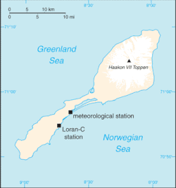 Jan Mayen - Mappa