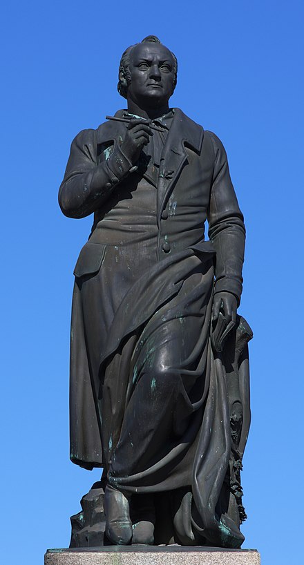 The Jean Paul monument in Bayreuth, created by Ludwig von Schwanthaler and unveiled in 1841 on the 16th anniversary of Richter's death