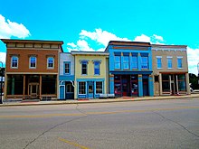 Vogel, Peters, Hausmann, and Crosby buildings at 25-39 Brodhead St. Joseph Hausmann Store, Peters Family Store - panoramio.jpg