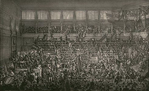 15 mai 1848. Dédié à l'Assemblée nationale (1848), lithographie, Paris, BnF.