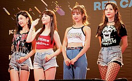 Girl's Day in 2017 V.l.n.r. : Sojin, Minah, Hyeri, Yura