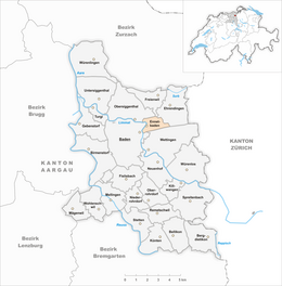 Ennetbaden - Localizazion