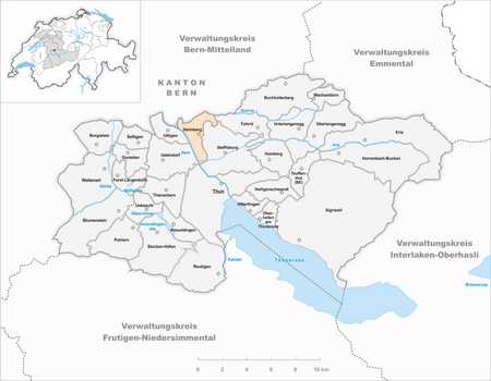 Karte Gemeinde Heimberg 2024