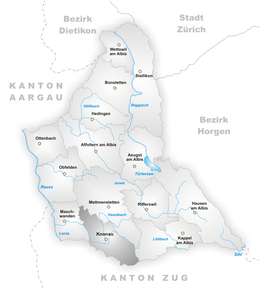 Knonau - Localizazion