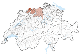 Karte Nordwestschweiz