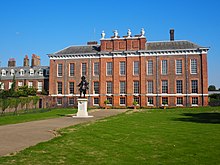 Kensington Palace (pictured in 2018), Diana's home and the site of her 1995 Panorama interview Kensington Palace2.jpg
