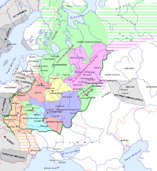 Położenie Rusi Włodzimiersko-Suzdalskiej