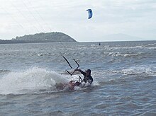 Kitesurfing at Port Douglas, Australia