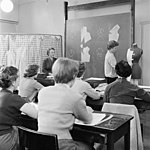 Undervisning i tillskärning 1958