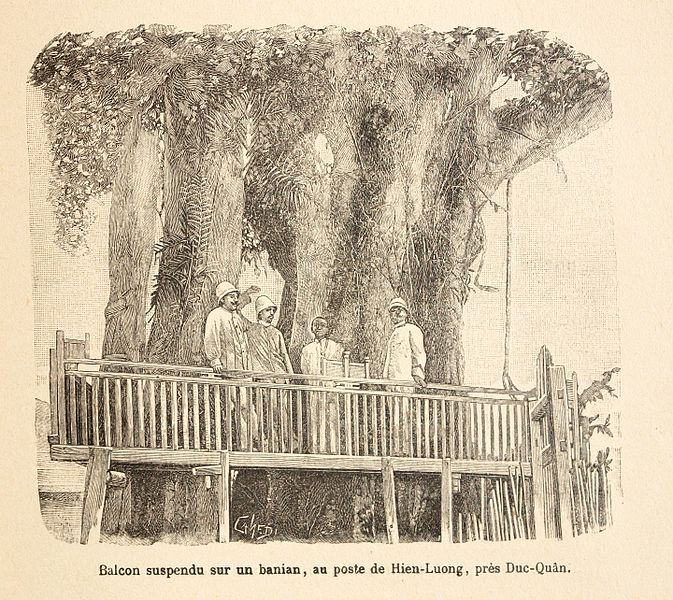 File:L.Girod-Dix Ans de Haut-Tonkin-1899-Balcon du poste de Hien Luong.jpg