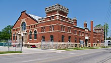 View of the St. Catharines Armoury from Lake Street Lake Street Armoury St. Catharines 1.jpg