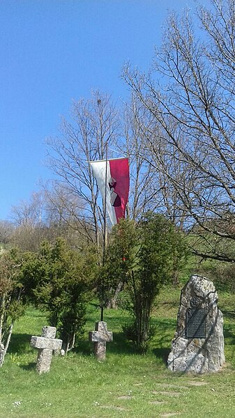 File:Landappbw 87965 1824 Minnesängerdenkmal für Albrecht II von Hohenberg gefallen 17. APRIL 1298 hier in den Kreuzwiesen Dornhan, Leinstetten Kreuzwiesen weg beim Sportpplatz.jpg