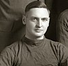 University of Michigan quarterback Lawrence Roehm cropped from the 1915 Michigan football team portrait