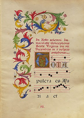Liber choralis S.Leonardi (MCM), VII Tota pulcra.JPG