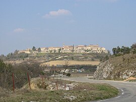 A general view of Lussan