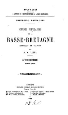 Luzel - Gwerziou Breiz-Izel vol 1 1868.djvu