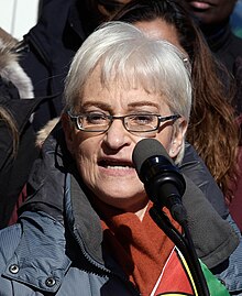 Lynn Schulman speaks at MTA "Welcome to Little Guyana" Plaque unveiling.jpg