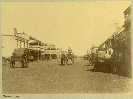 Main Street of Toowoomba in 1897.