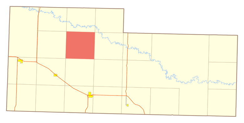 File:Map highlighting Argonne Township, Adams County, North Dakota.svg