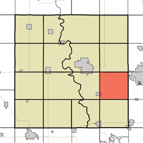 Locatie van Colfax Township