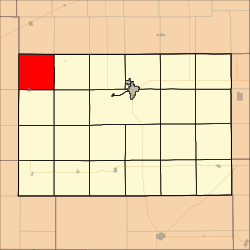 Map highlighting Dresden Township, Kingman County, Kansas.svg