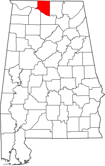 Map of Alabama highlighting Limestone County.svg