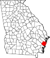 Map of Georgia highlighting McIntosh County.svg