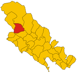 Map of comune of Carro (province of La Spezia, region Liguria, Italy).svg