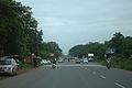 Čeština: Široká silnice v blízkosti města Margao, Goa, Indie English: A wide road near the town of Margao, Goa, India