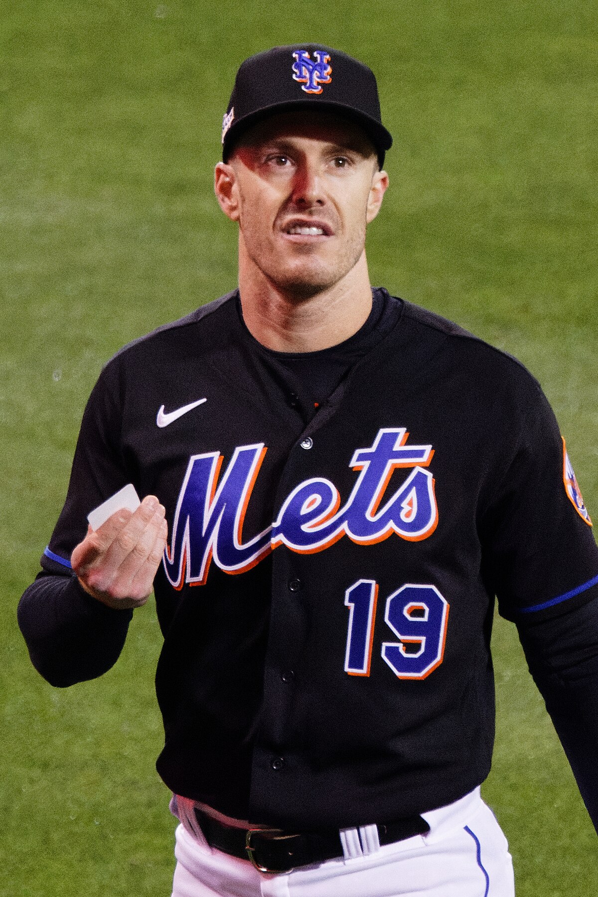 File:Mark Canha in left field, Oct 07 2022 (cropped).jpg - Wikipedia