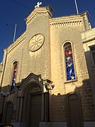 Façade de l'église de l'Assomption de Marsa