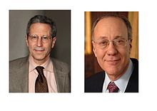 Eric Maskin (1950-), Roger Myerson (1951-) Maskin and Myerson.jpg