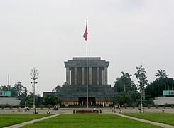 Le mausolée de Hô Chi Minh.