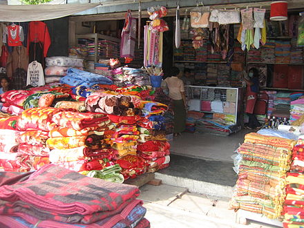 Chinese blankets for the Mandalay winter