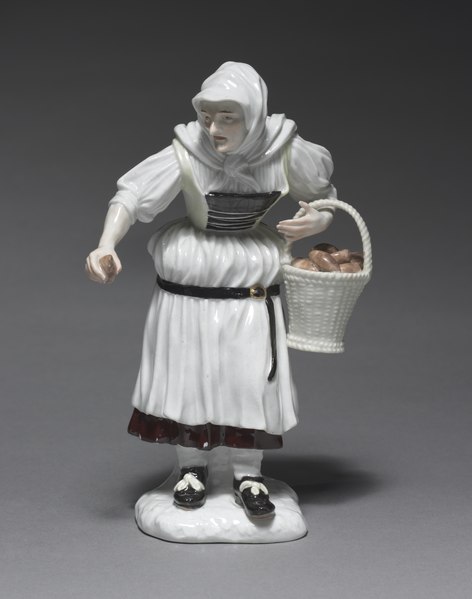 File:Meissen Porcelain Factory - Peasant Woman - 2001.93 - Cleveland Museum of Art.tif