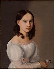 Retrato de Mendeleeva (assume-se a autoria de Soroka).