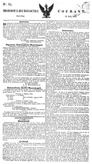 Miniatuur voor Bestand:Middelburgsche courant 13-07-1833 (IA ddd 010270499 mpeg21).pdf