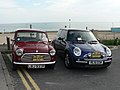 Mini 1975 and Mini Hatch on London to Brighton Mini Run - foshie.jpg