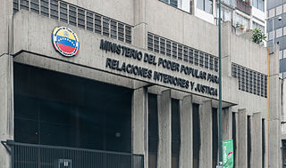<span class="mw-page-title-main">Ministry of Interior, Justice and Peace (Venezuela)</span> Venezuela government body
