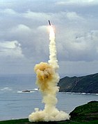 Minuteman 3 nuclear missile launch