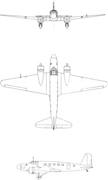 3-view drawing of the Mitsubishi Ki-57 Mitsubishi Ki-57 3-view line drawing.png