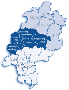 Poziția localității Gießen