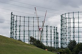 Nechells gasometer demolition 2015 -18