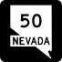 SR 400 was part of the longer State Route 50 before 1976 Nevada 50.svg