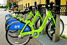 Bikes at a Nice Ride MN station