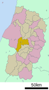 Nishikawa in Yamagata Prefecture Ja.svg