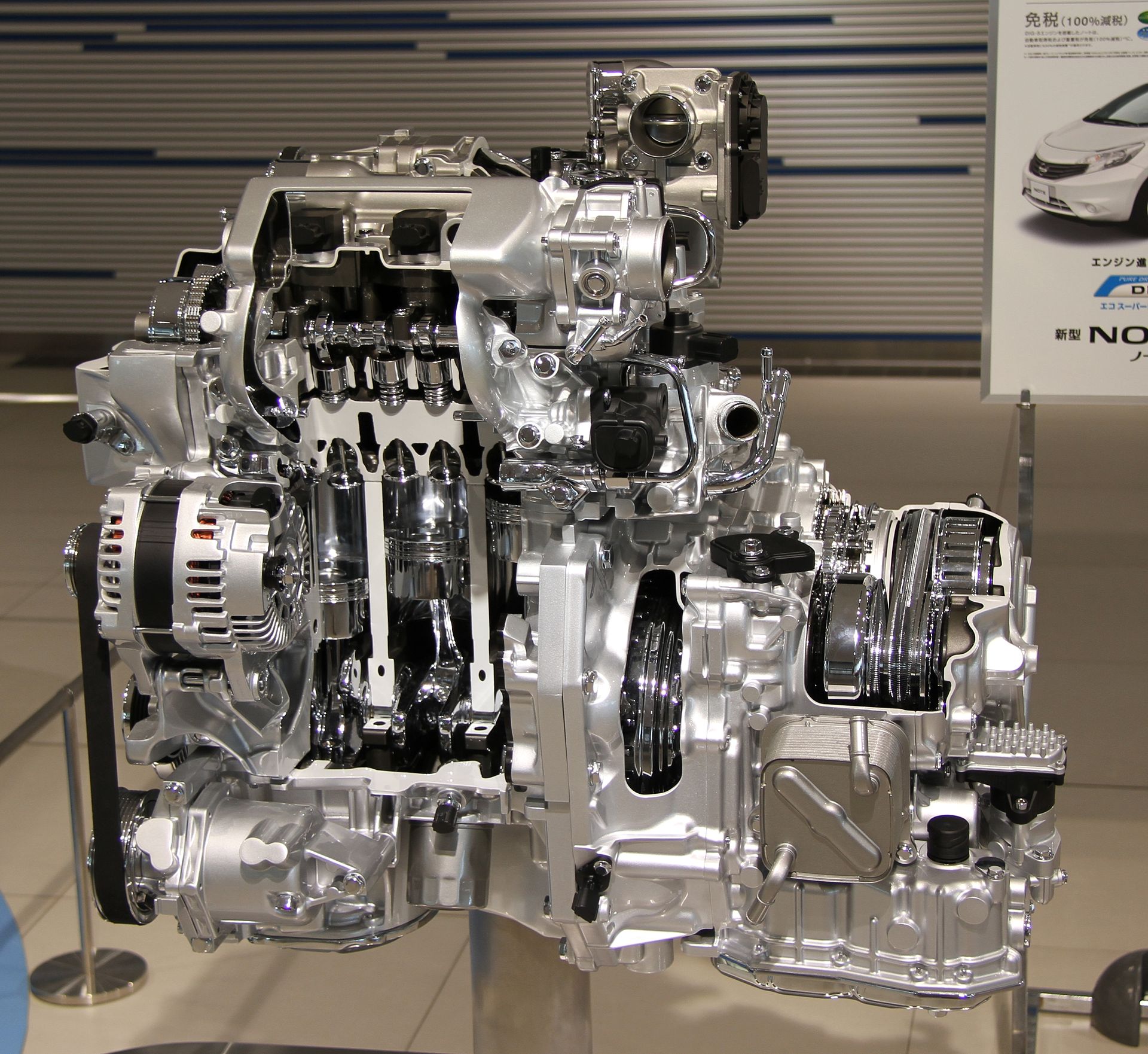 Nissan HR engine - Wikipedia 3 1 liter engine diagram 